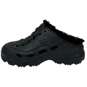 Skechers Size 6 Mule Slip Ons Shoes Foamies D’Lites 2.0 Faux Fur Lined Comfy New